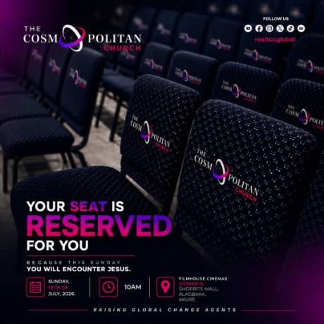 Your seat is reserved